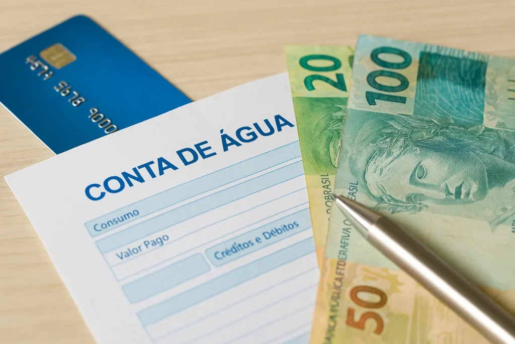 Empréstimo na conta de água