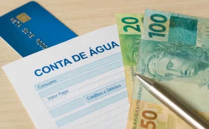 Empréstimo na conta de água