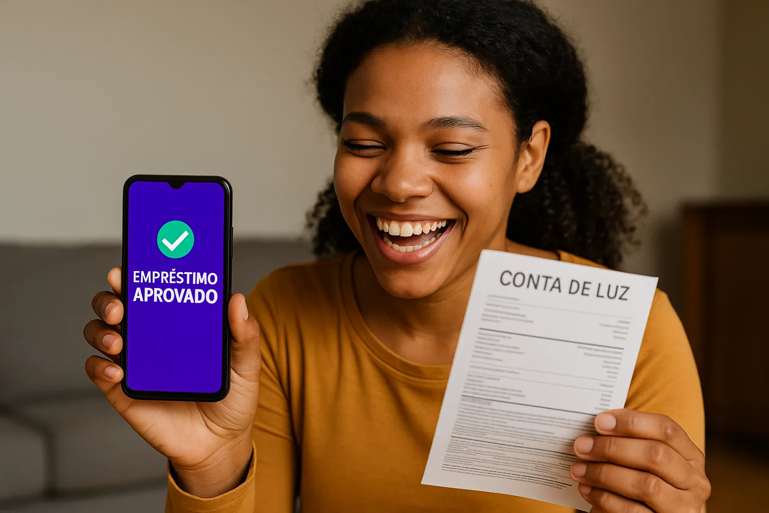 Empréstimo na conta de luz agora para quem está negativado